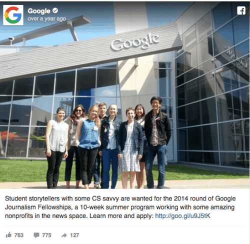 google employer branding