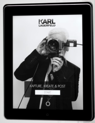 Karl Lagerfeld interactive