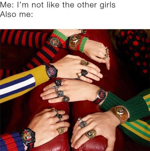 Gucci meme watches